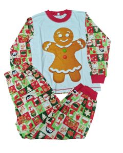 Pijama Navideña- Muñeco de Jengibre