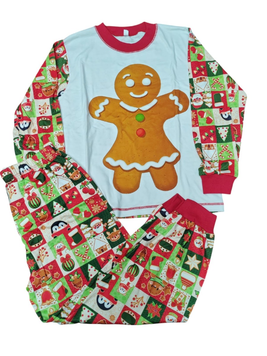 Pijama Navideña- Muñeco de Jengibre